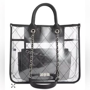 Steve Madden :: Clear Carry Tote
